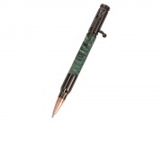 Ручка шариковая Кап клена, зеленый
