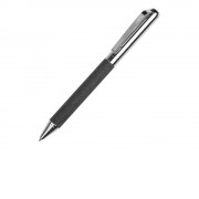 Шариковая ручка из переработанной стали и переработанной кожи Venera, серая