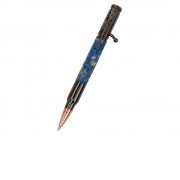 Ручка шариковая Кап клена, голубой