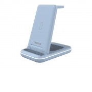 Беспроводное зарядное устройство 3-в-1 CANYON WS-304 (CNS-WCS304B), 15W, голубой