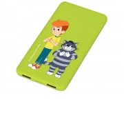 Внешний аккумулятор Простоквашино, 5000 mAh, зеленое яблоко