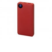 Внешний аккумулятор с дисплеем Mild, 10 000 mAh, красный