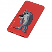 Внешний аккумулятор Жил-был Пес, 5000 mAh, красный
