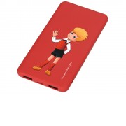 Внешний аккумулятор Карлсон, 5000 mAh, красный