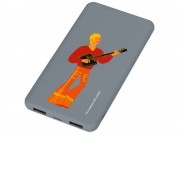 Внешний аккумулятор Бременские музыканты, 5000 mAh, серый