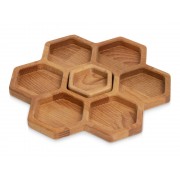 Менажница соты с одной соусницей Соты (Р)