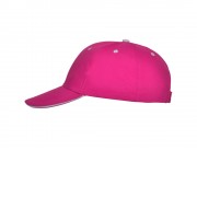 Бейсболка Panel унисекс, яркая фуксия