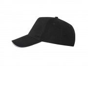 Бейсболка Eris унисекс, черный