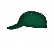 Бейсболка Panel унисекс, бутылочный зеленый