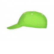 Бейсболка Panel унисекс, зеленое яблоко