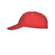 Бейсболка Panel унисекс, красный