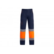 Брюки Enix мужские, нэйви/неоновый оранжевый