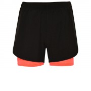 Шорты Lanus, черный/неоновый коралловый