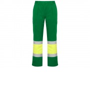 Брюки Soan, садовый зеленый/неоновый желтый