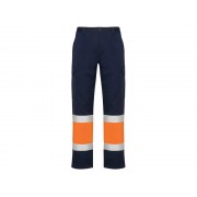Брюки Naos, нэйви/неоновый оранжевый