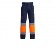 Брюки Enix мужские, нэйви/неоновый оранжевый