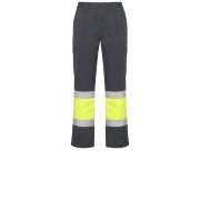 Брюки Soan, свинцовый/неоновый желтый