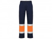 Брюки Naos, нэйви/неоновый оранжевый