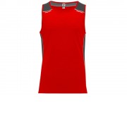 Майка Misano мужская, красный/эбеновый