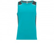 Майка Misano мужская, бирюзовый/эбеновый