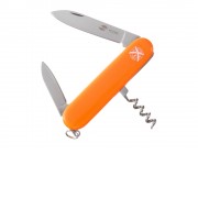 Нож перочинный Stinger, 90 мм, 4 функции, материал рукояти: АБС-пластик (оранжевый)
