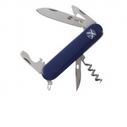 Нож перочинный Stinger, 90 мм, 10 функций, материал рукояти: АБС-пластик (синий)