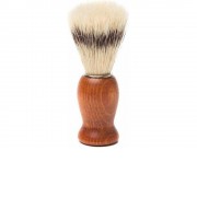 Помазок для бритья Mondial, дерево, свиной ворс, рукоять - красное дерево