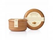 Крем для бритья Mondial SANDALO с ароматом сандалового дерева, деревянная чаша, 140 мл