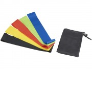 Набор спортивных резинок Crane, черный