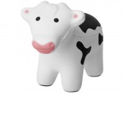 Антистресс Attis в форме коровы, белый/черный