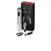 Набор винных аксессуаров с электрическим штопором из стали, на батарейках (P)