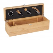 Набор для вина в бамбуковом кейсе Anniversary