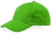 Бейсболка Bryson, 6 панелей, зеленое яблоко