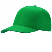Бейсболка Poly 5-ти панельная 120 гр, зеленый