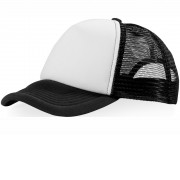 Бейсболка Trucker, черный/белый (P)