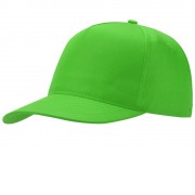 Бейсболка Mix 5-ти панельная 180 гр, зеленое яблоко