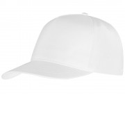 Бейсболка Poly 5-ти панельная 120 гр, белый