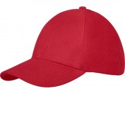 Кепка-бейсболка Drake, 6-панельная, изготовлена из хлопка, красный