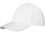 Кепка-бейсболка Drake, 6-панельная, изготовлена из хлопка, белый