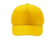 Бейсболка CALISTO из RPET 5-панельная, желтый