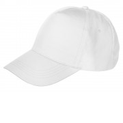 Бейсболка Мемфис 230 5-панельная, белый