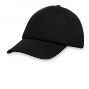 Бейсболка под сублимацию с сеткой Newport, черный