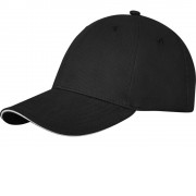 Кепка-сэндвич Darton, 6 панелей, черный