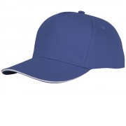Пятипанельная кепка-сендвич Ceto, синий