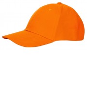 Кепка хлопковая, оранжевый