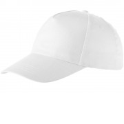 Бейсболка Memphis 5-ти панельная 165 гр, белый