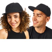 Бейсболка с прямым козырьком Los Angeles, черный