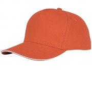 Пятипанельная кепка-сендвич Ceto, оранжевый