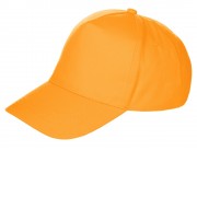Бейсболка Мемфис 230 5-панельная, оранжевая
