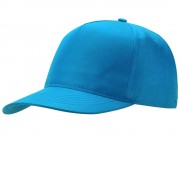 Бейсболка Poly 5-ти панельная 120 гр, голубой
